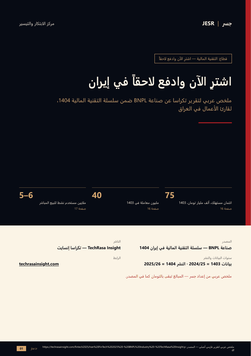 اشترِ الآن وادفع لاحقاً في إيران