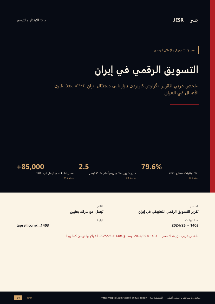 التسويق الرقمي في إيران
